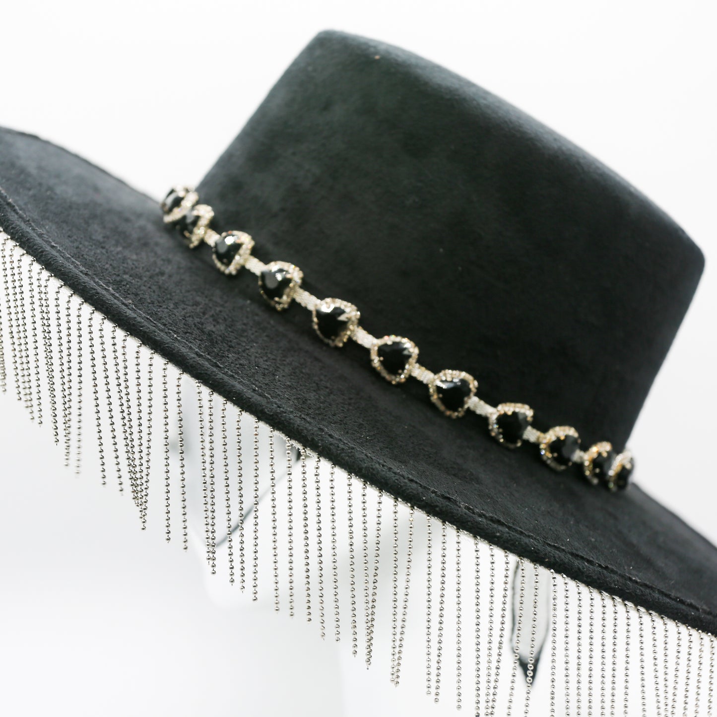 Zahra Metal Fringe Hat