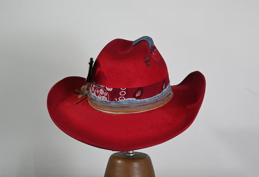 Western Cowboy Hat - Red