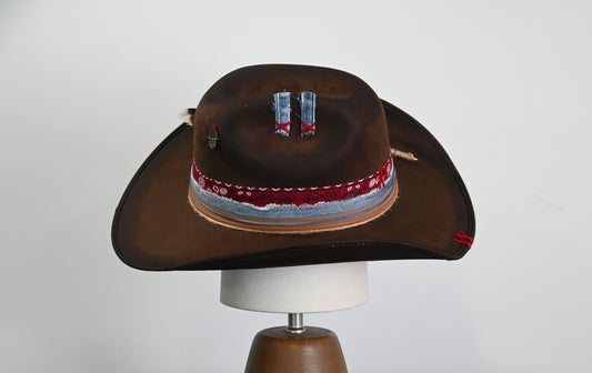 Western Cowboy Hat - Brown