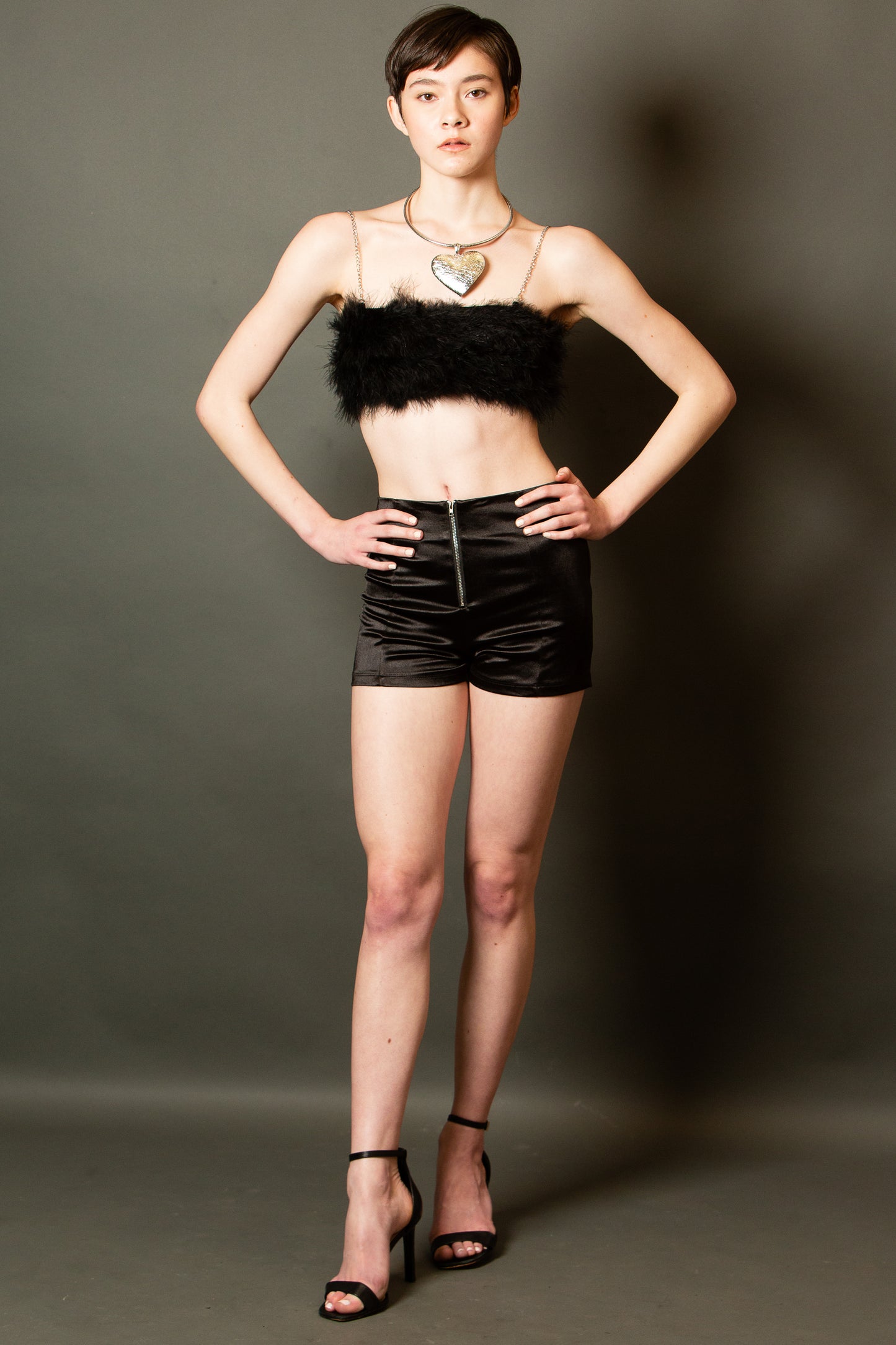 Dam Gina Shorts Set Black