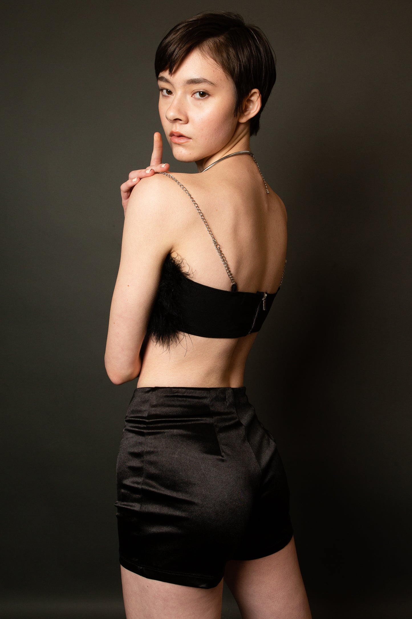 Dam Gina Shorts Set Black
