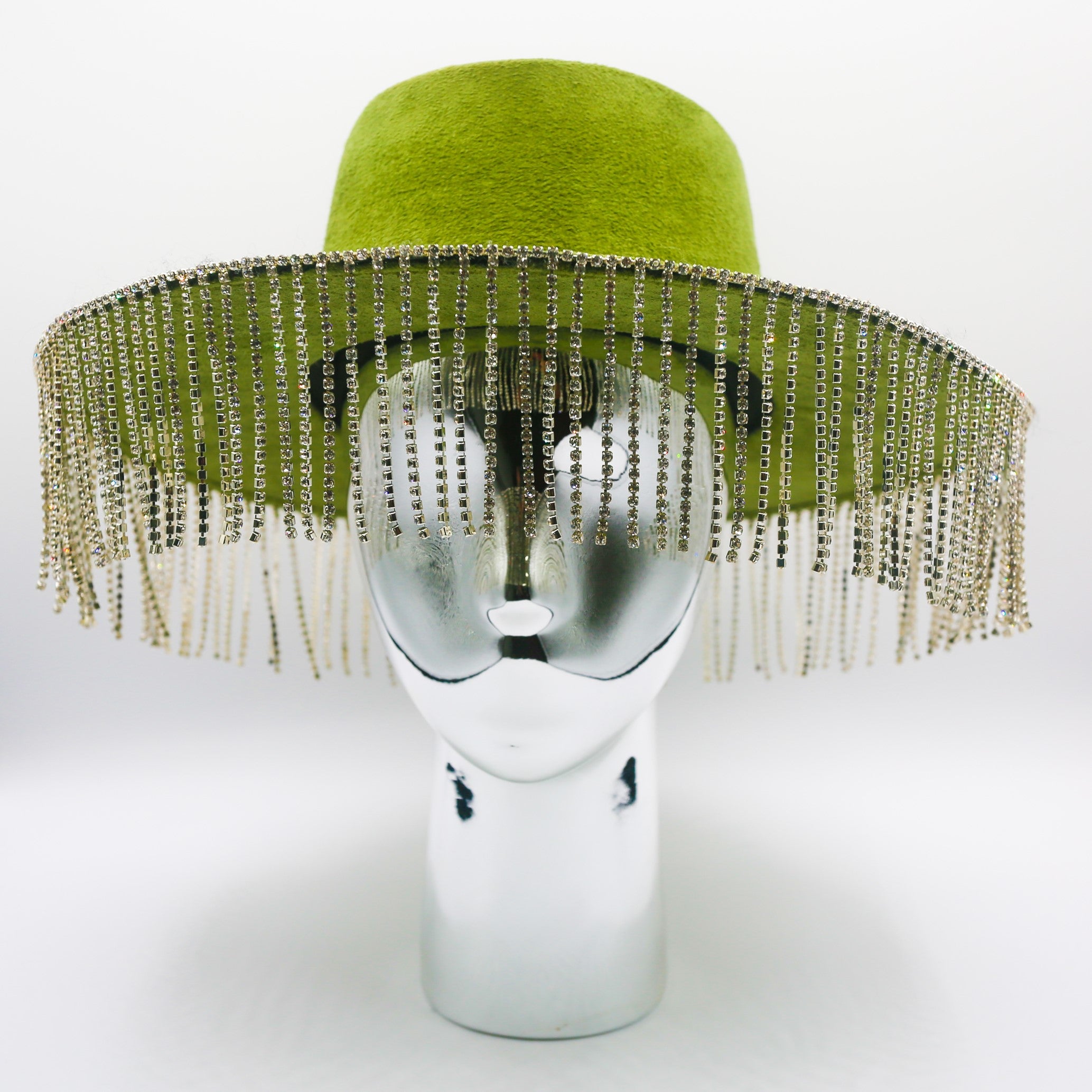 Florence Crystal Fringe Hat