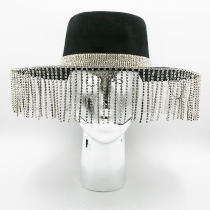 Chloe Crystal Fringe Hat