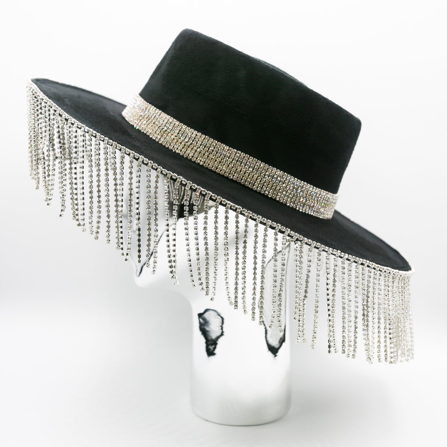 Chloe Crystal Fringe Hat