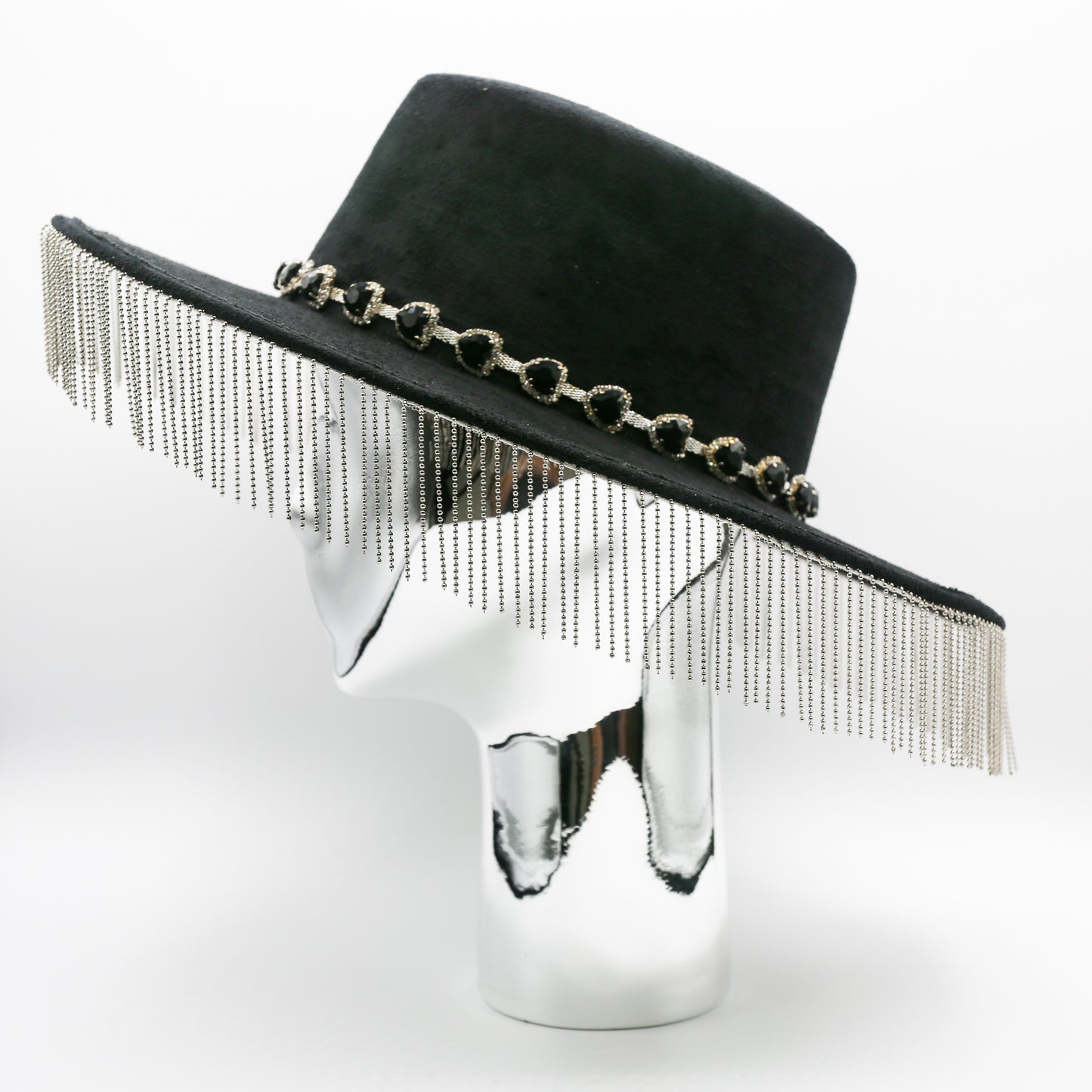 Zahra Metal Fringe Hat