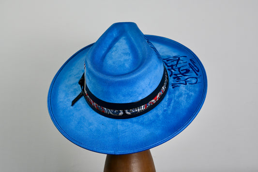Graffiti One of a Kind Hat - Blue