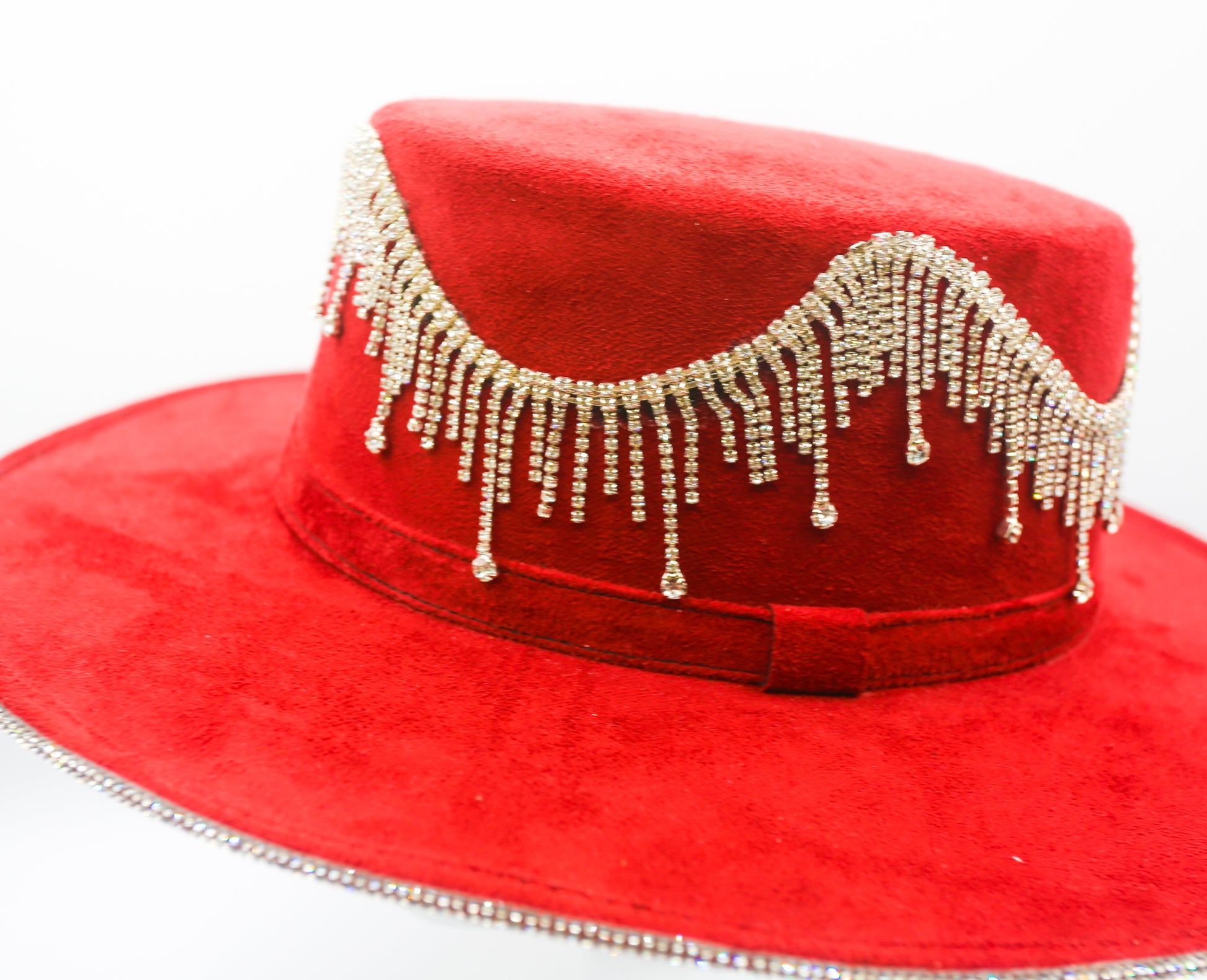 GUADALUPE FRINGE HAT + RED POM POM – Guadalupe Design