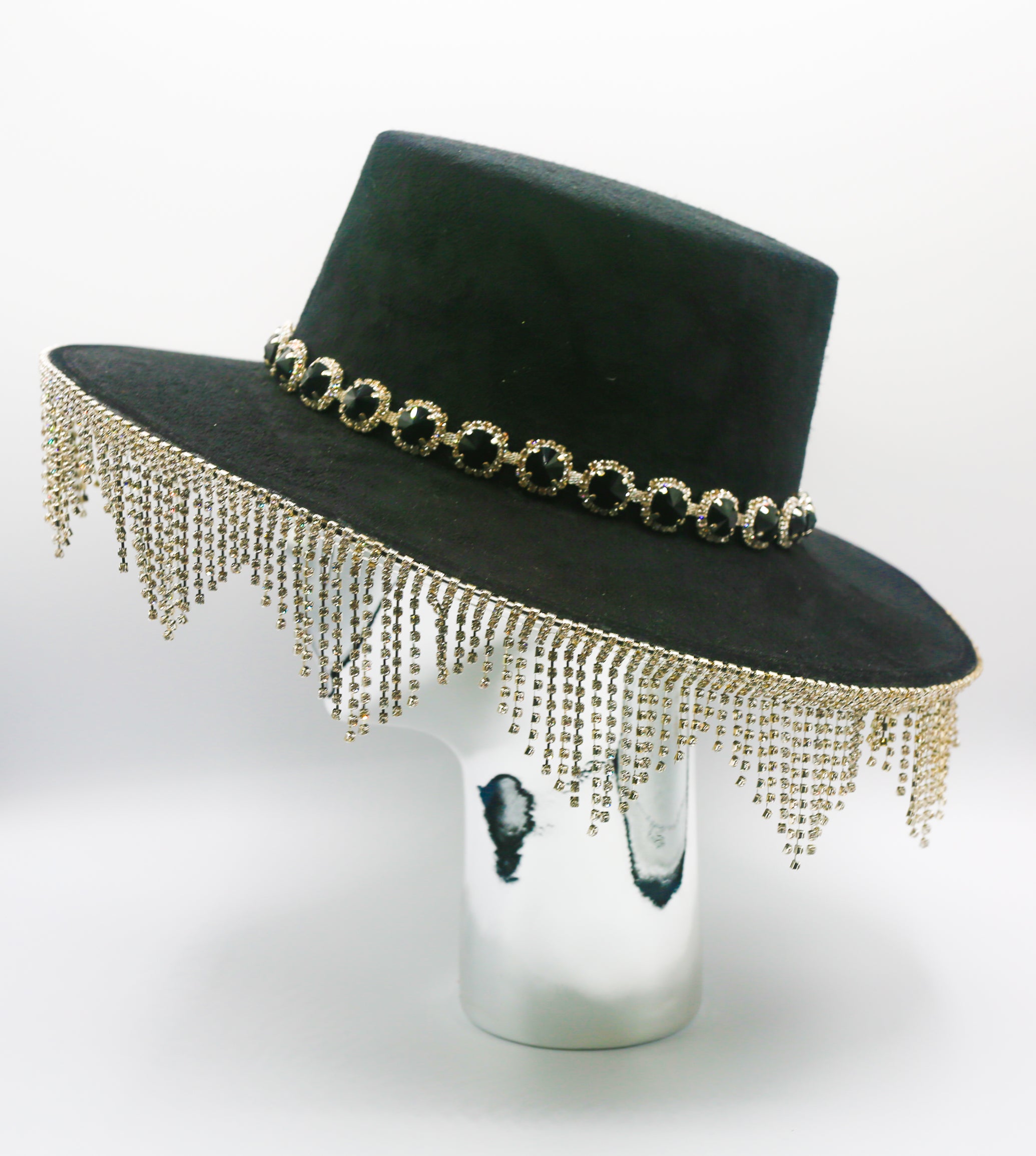 Marseille Crystal Fringe Hat – AtousaG